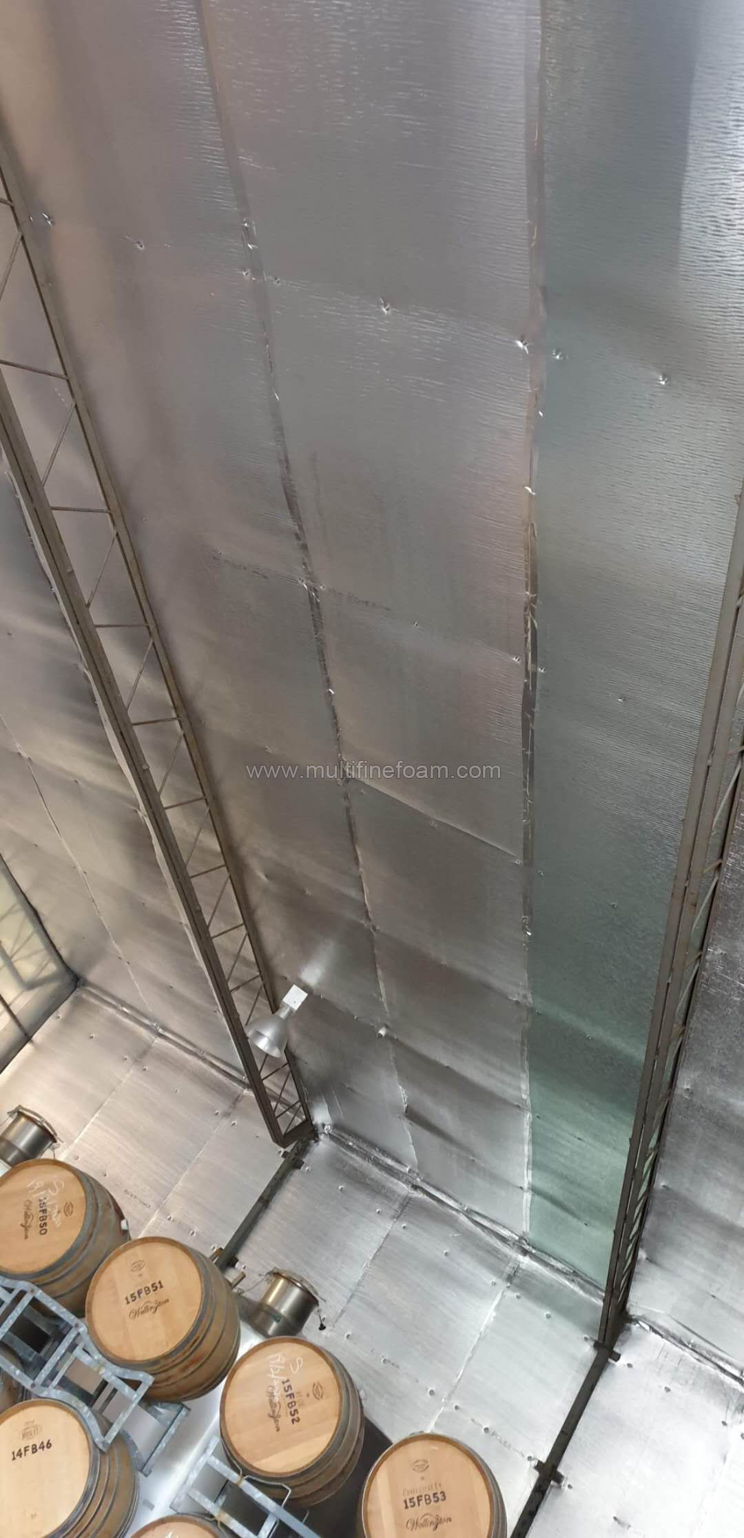 Double-sided aluminum foil foam insulation
